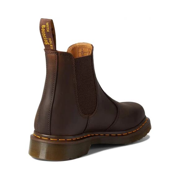 Dr. Martens Unisex 2976 Chelsea Boots EU 42 Womens 10 Mens 9 Brown Leather NIB - Picture 3 of 13
